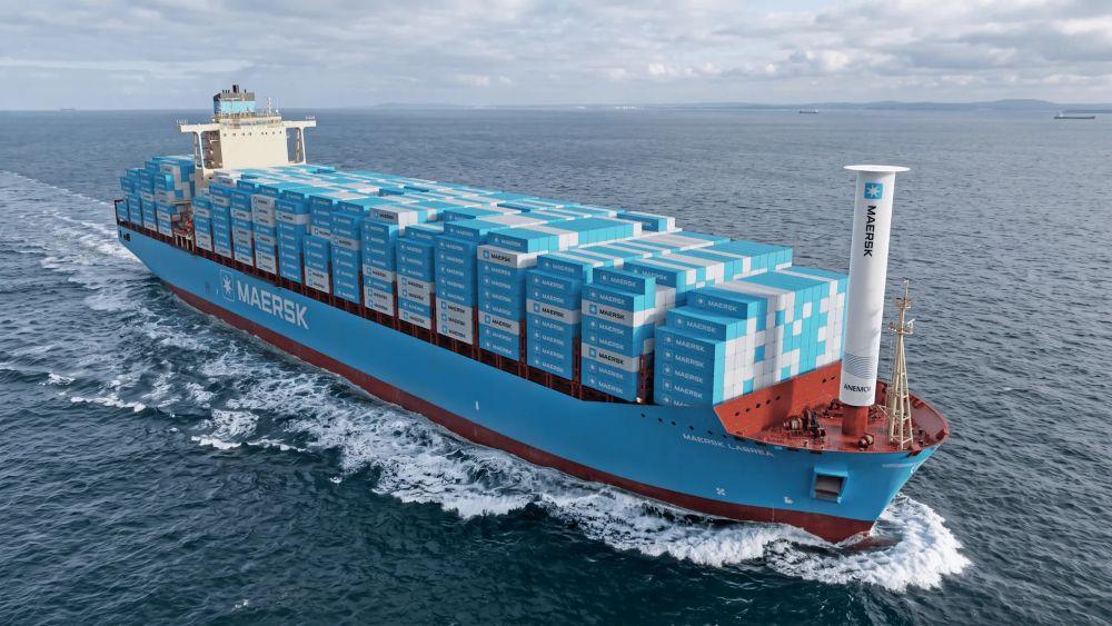 Anemoi and Maersk Set to Pioneer Rotor Sail Technology for Container Ships