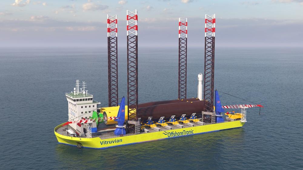 Deltamarin and Offshoretronic develop Vitruvian Class offshore wind vessel