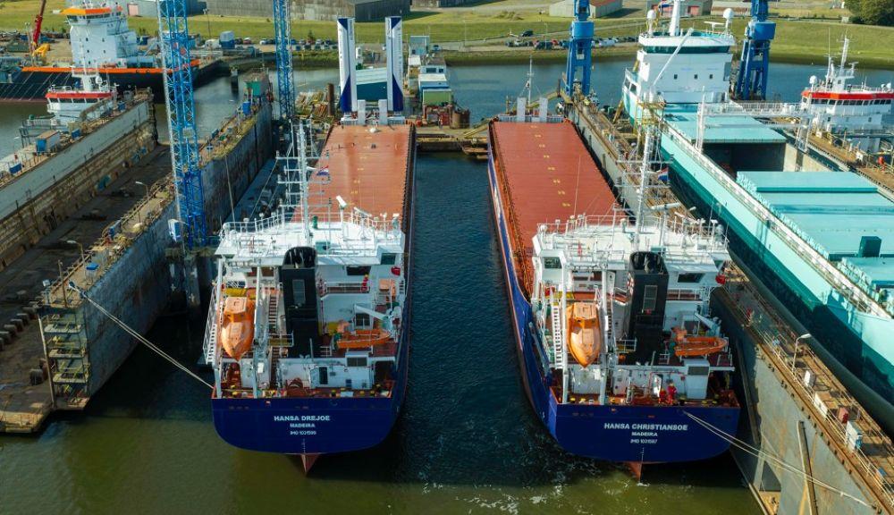 Leonhardt & Blumberg equips first of four newbuilds with Econowind VentoFoils