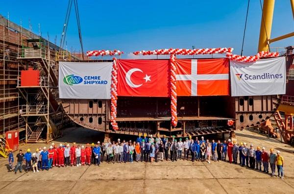 Scandlines: Keel laid for first zero-emission ferry