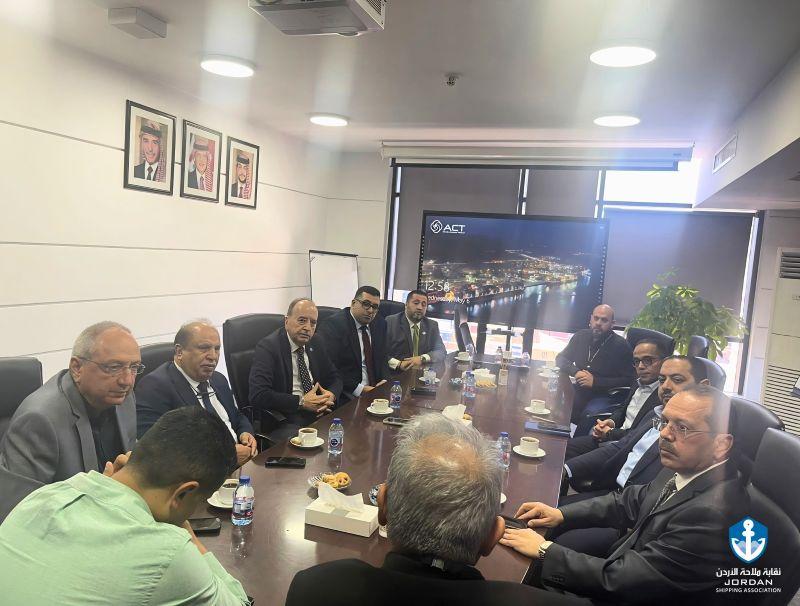 نقابة ملاحة الأردن تعزز شراكاتها اللوجستية في العقبة