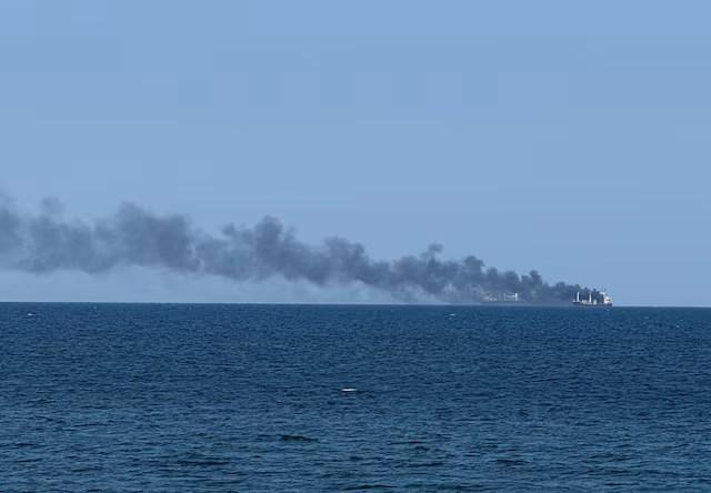 International cargo vessel sinks a week after being struck by Russian fire, Ukrainian officials say