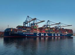 Malta Freeport welcomes largest methanol dual-fuel container vessel 'CMA CGM Berenice'